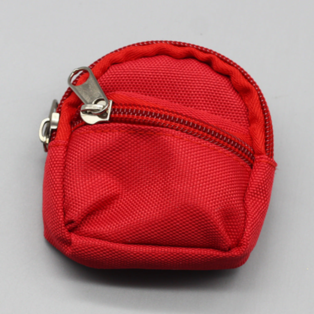 Doll Dress Up Backpack Small Ragdoll School Bag Two-layer Canvas School Bag