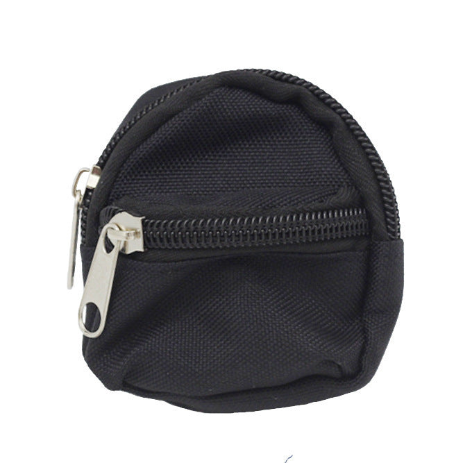 Doll Dress Up Backpack Small Ragdoll School Bag Two-layer Canvas School Bag