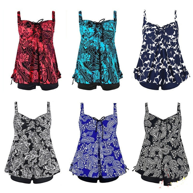 Clothing Big Plus Size Sexy Women Swimwear 2 Piece Swim Bathing Suit