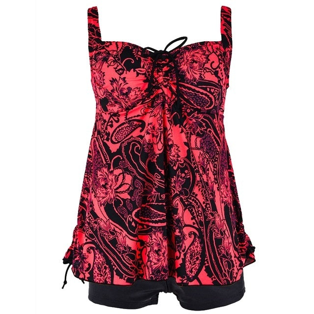 Clothing Big Plus Size Sexy Women Swimwear 2 Piece Swim Bathing Suit